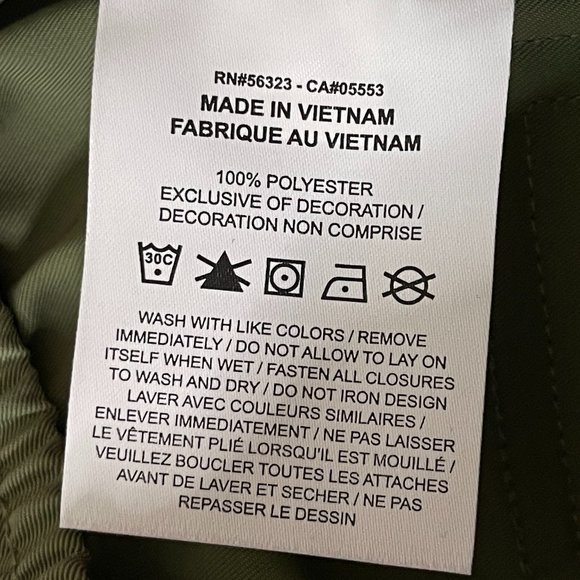 Jordan | Heavyweight Chicago Utility Pants in Sky J Light Olive NWOT - Picture 10 of 10